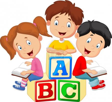 FotkyFoto_children-cartoon-reading-book-and-sitting-on-alphabet-blocks_67088291.jpg, 450x413, 30.50 KB